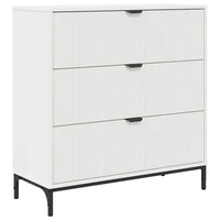 Credenza Bianco 79.5 x 33 x 82 cm Legno multistrato 883434
