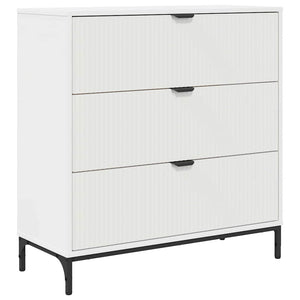 Credenza Bianco 79.5 x 33 x 82 cm Legno multistrato 883434