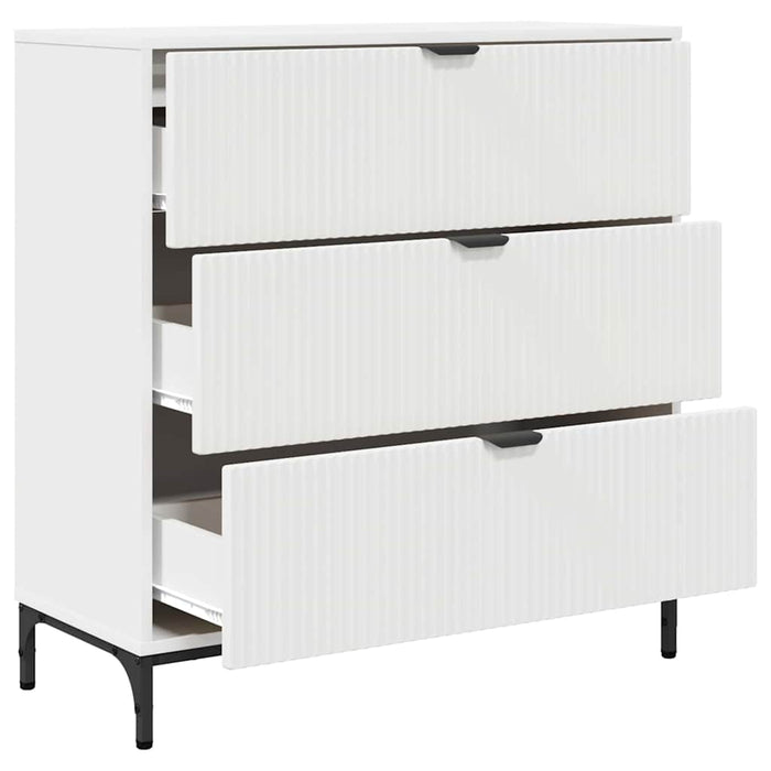 Credenza Bianco 79.5 x 33 x 82 cm Legno multistrato 883434
