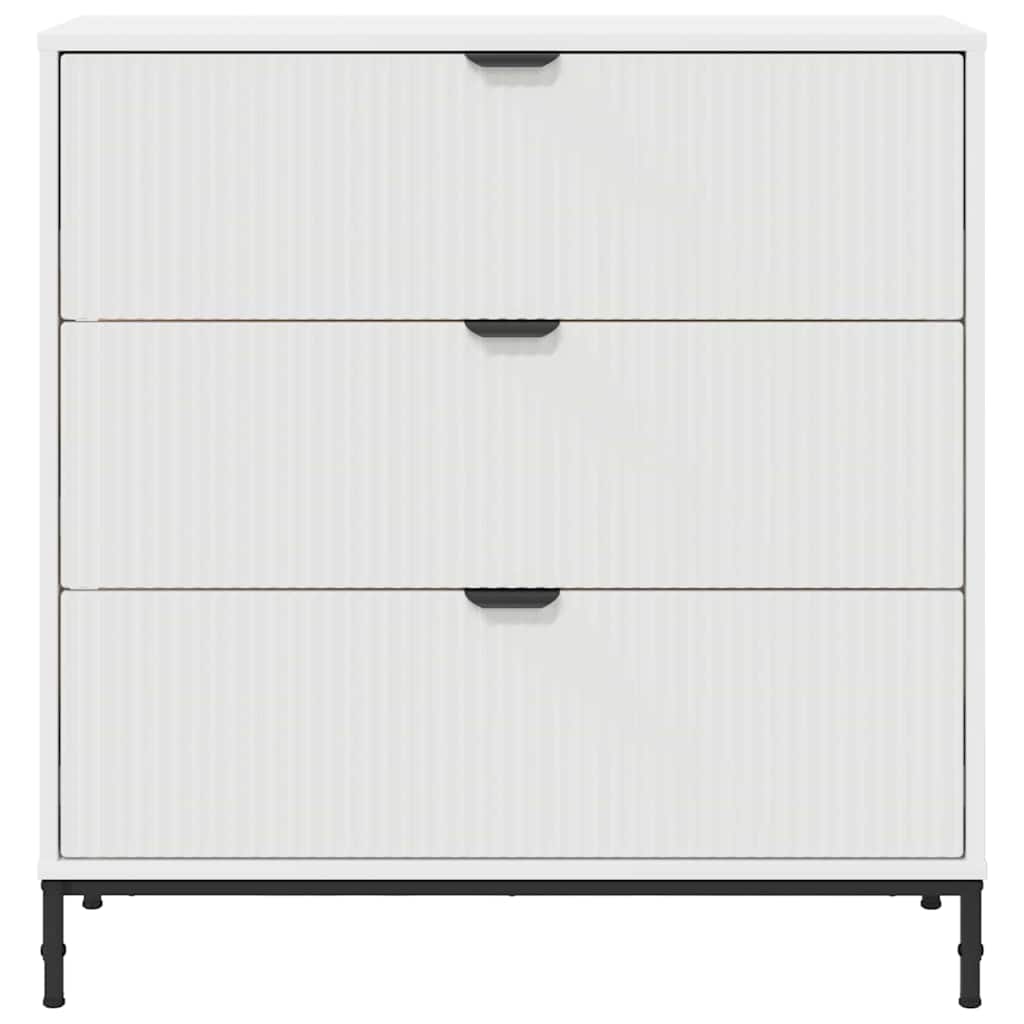 Credenza Bianco 79.5 x 33 x 82 cm Legno multistrato 883434