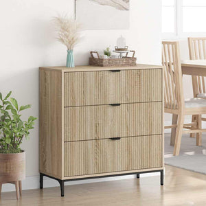 Credenza rovere sonoma 79.5 x 33 x 82 cm Legno multistrato 883436