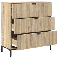 Credenza rovere sonoma 79.5 x 33 x 82 cm Legno multistrato 883436