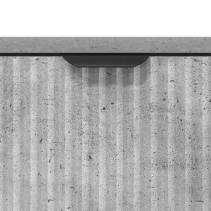 Credenza Grigio cemento 79.5 x 33 x 82 cm Legno multistrato 883437