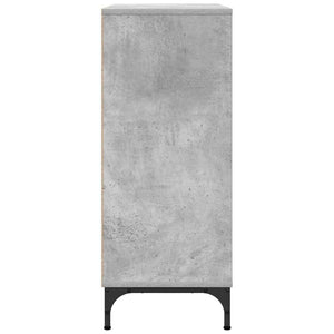 Credenza Grigio cemento 79.5 x 33 x 82 cm Legno multistrato 883437