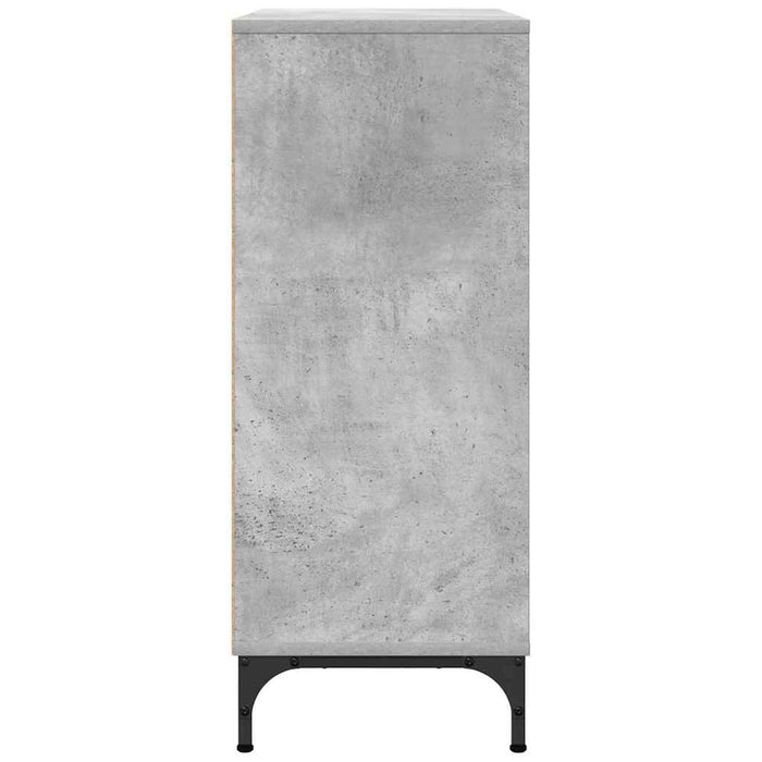 Credenza Grigio cemento 79.5 x 33 x 82 cm Legno multistrato 883437