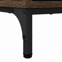 Credenza Rovere fumo 79.5 x 33 x 82 cm Legno multistrato 883439