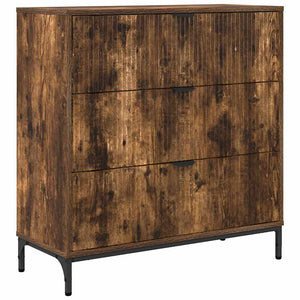 Credenza-Buffet-Armadio da cucina Rovere fumo 79.5 x 33 x 82 cm Legno multistrato