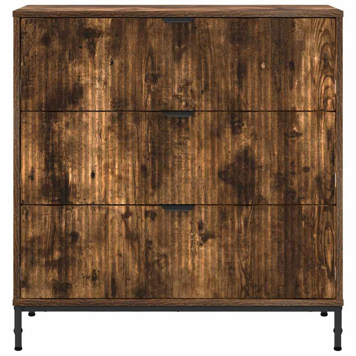 Credenza-Buffet-Armadio da cucina Rovere fumo 79.5 x 33 x 82 cm Legno multistrato