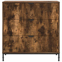 Credenza Rovere fumo 79.5 x 33 x 82 cm Legno multistrato 883439