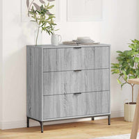 Credenza Grigio sonoma 79.5 x 33 x 82 cm Legno multistrato 883440