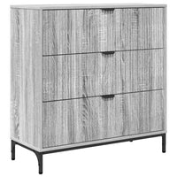 Credenza Grigio sonoma 79.5 x 33 x 82 cm Legno multistrato 883440