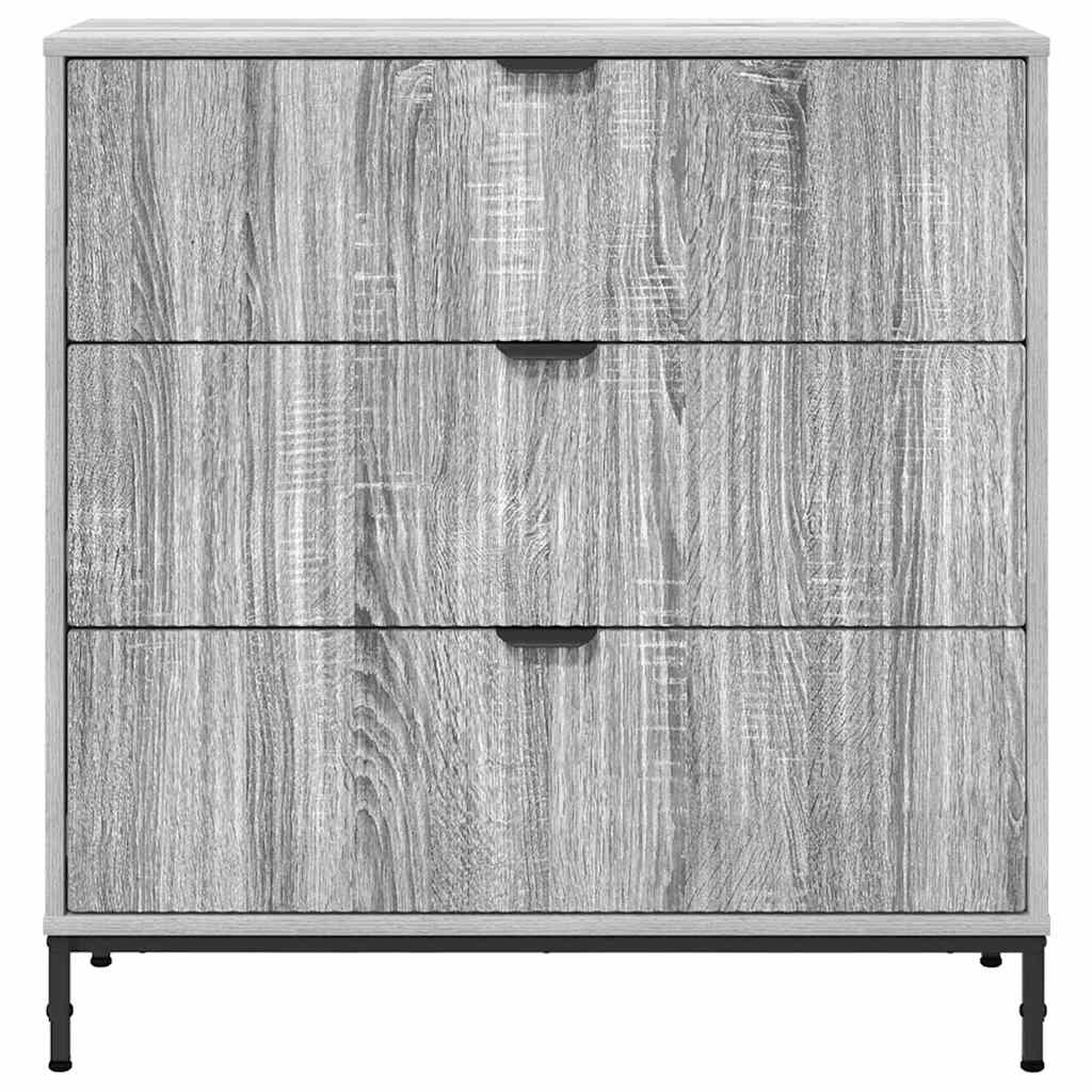 Credenza Grigio sonoma 79.5 x 33 x 82 cm Legno multistrato 883440
