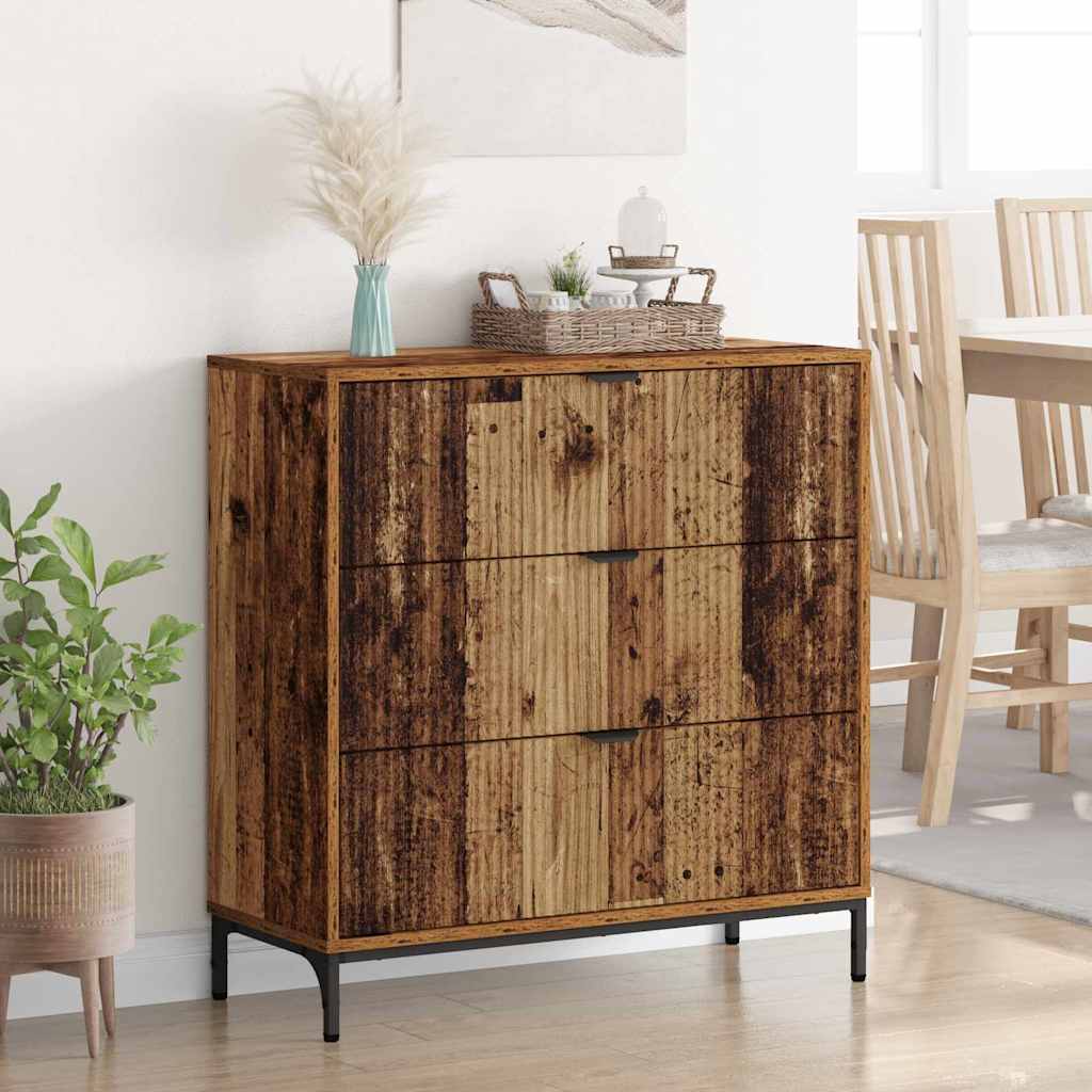Credenza Legno vecchio 79.5 x 33 x 82 cm Legno multistrato 883442