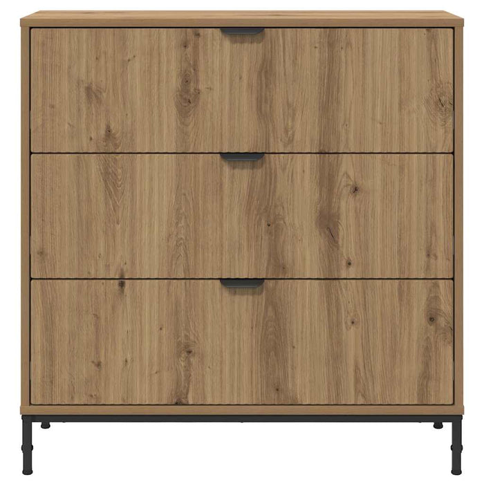 Credenza rovere artigianale 79.5 x 33 x 82 cm Legno multistrato 883443