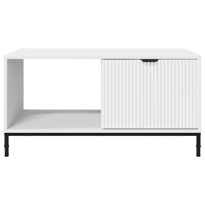 Tavolino da salotto Bianco 90 x 49 x 46 cm Legno multistrato 883444