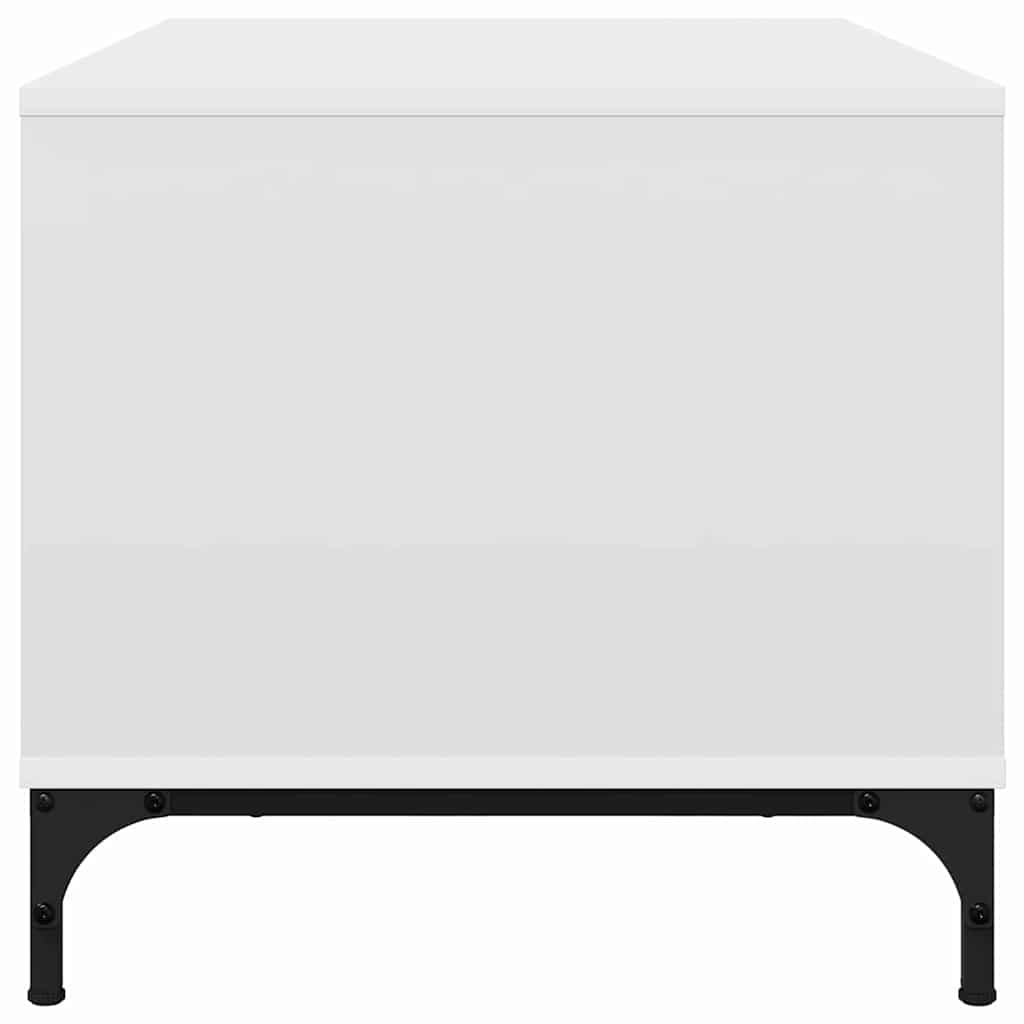 Tavolino da salotto Bianco 90 x 49 x 46 cm Legno multistrato 883444