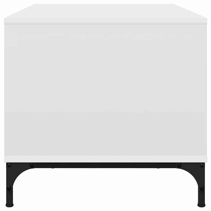 Tavolino da salotto Bianco 90 x 49 x 46 cm Legno multistrato 883444