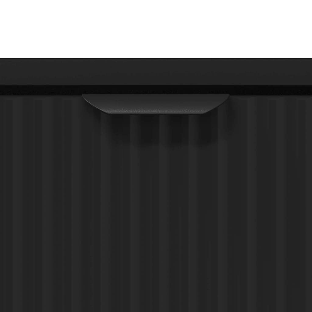 Tavolino da salotto Nero 90 x 49 x 46 cm Legno multistrato 883445