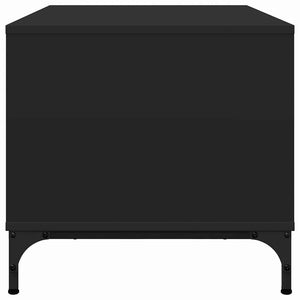 Tavolino da salotto Nero 90 x 49 x 46 cm Legno multistrato 883445