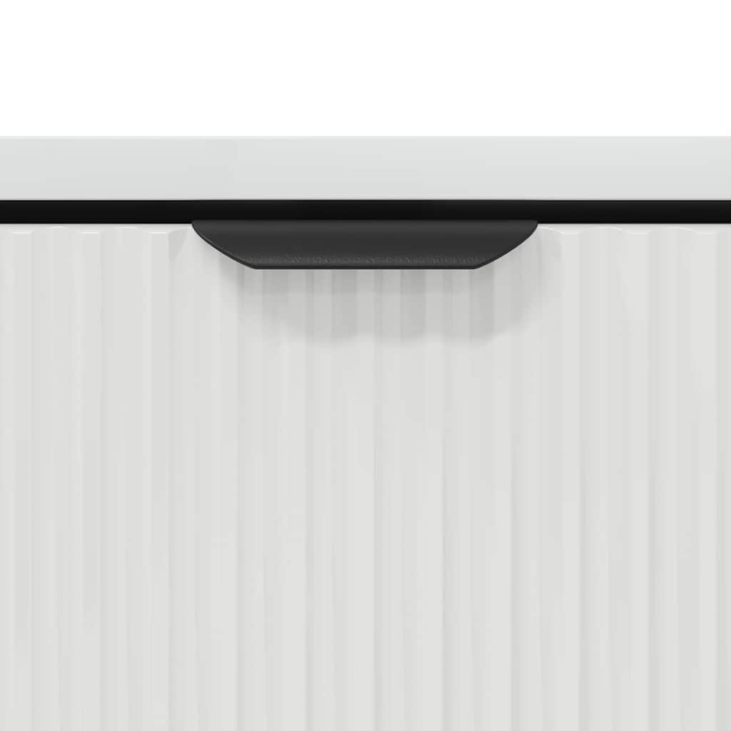 Tavolino da Salotto-Tavolino da soggiorno-Tavolo Bianco lucido 90 x 49 x 46 cm