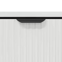 Tavolino da salotto Bianco lucido 90 x 49 x 46 cm 883448