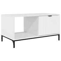 Tavolino da salotto Bianco lucido 90 x 49 x 46 cm 883448