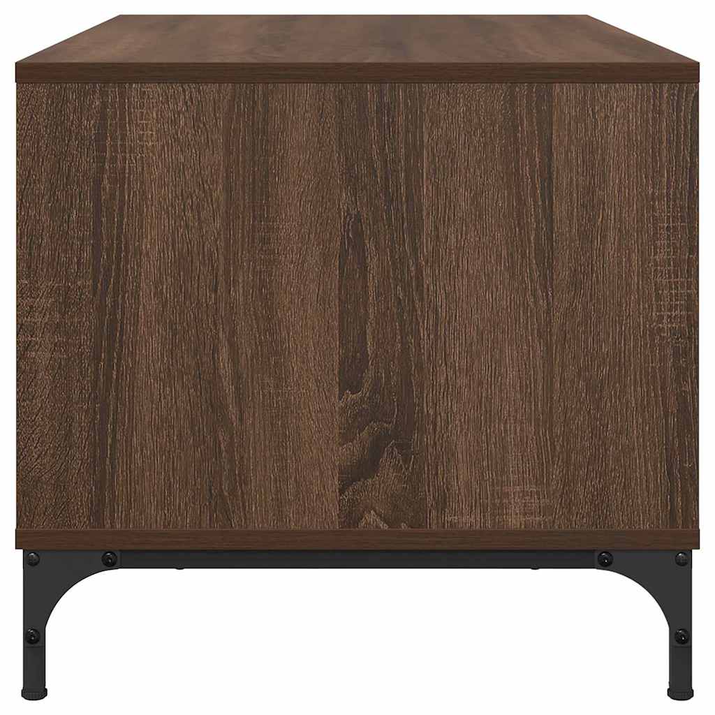 Tavolino da salotto Rovere marrone 90 x 49 x 46 cm 883451