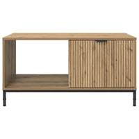 Tavolino da salotto rovere artigianale 90 x 49 x 46 cm 883453