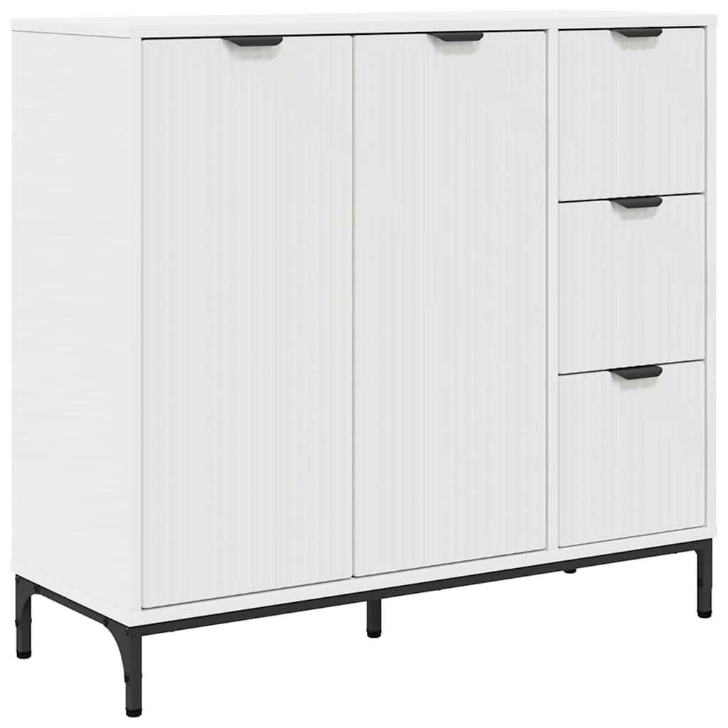 Credenza Bianco 89.5 x 33 x 82 cm Legno multistrato 883454
