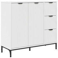 Credenza Bianco 89.5 x 33 x 82 cm Legno multistrato 883454