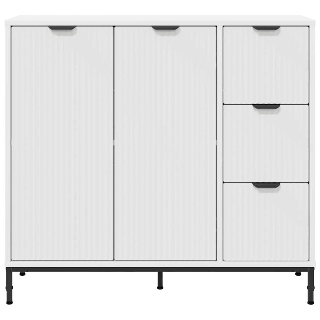 Credenza Bianco 89.5 x 33 x 82 cm Legno multistrato 883454