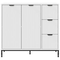 Credenza Bianco 89.5 x 33 x 82 cm Legno multistrato 883454