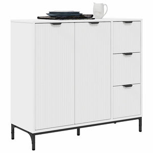 Credenza Bianco 89.5 x 33 x 82 cm Legno multistrato 883454