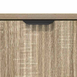 Credenza rovere sonoma 89.5 x 33 x 82 cm Legno multistrato 883456