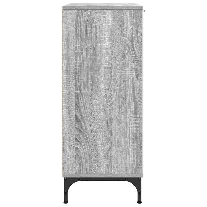 Credenza Grigio sonoma 89.5 x 33 x 82 cm Legno multistrato 883460