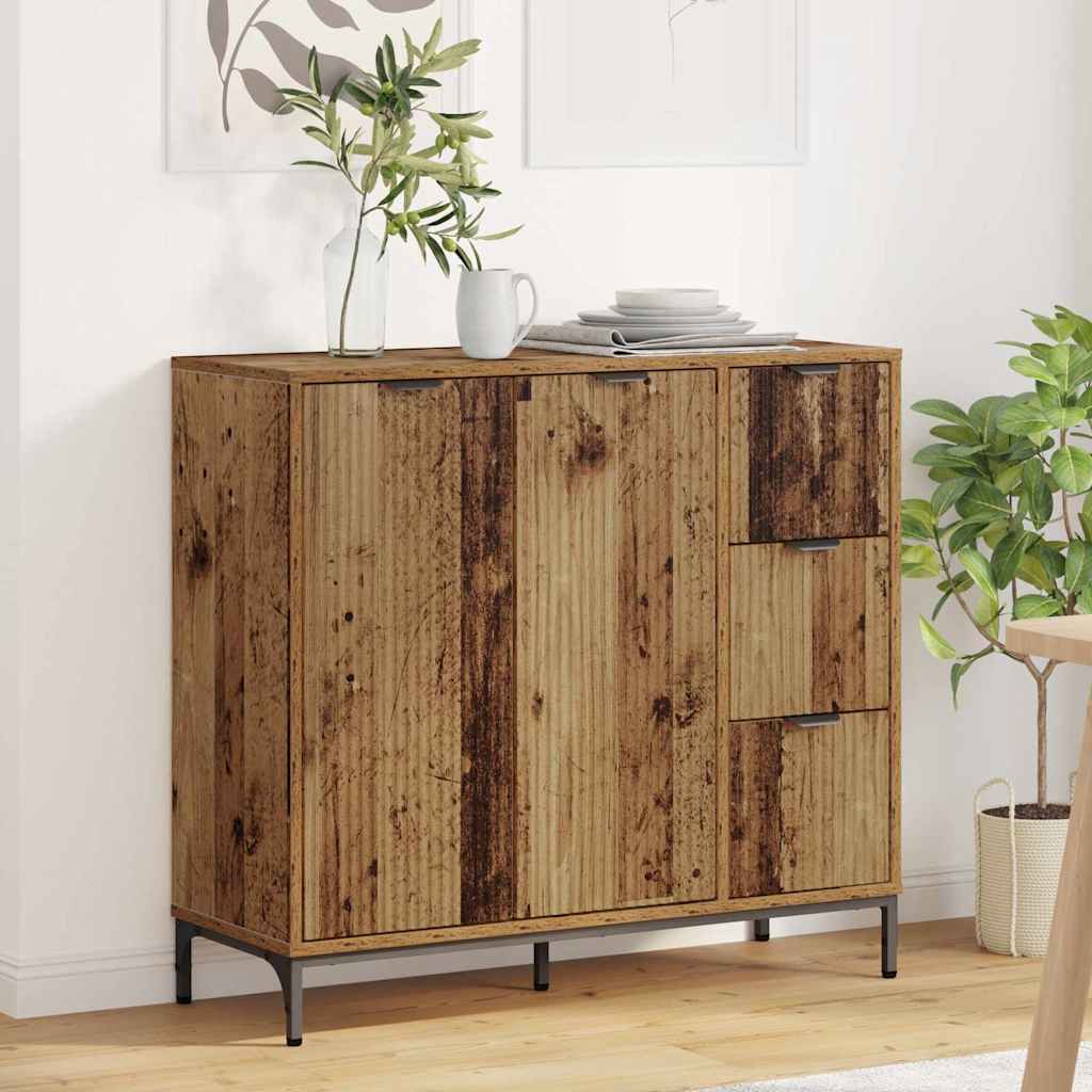 Credenza Legno vecchio 89.5 x 33 x 82 cm Legno multistrato 883462