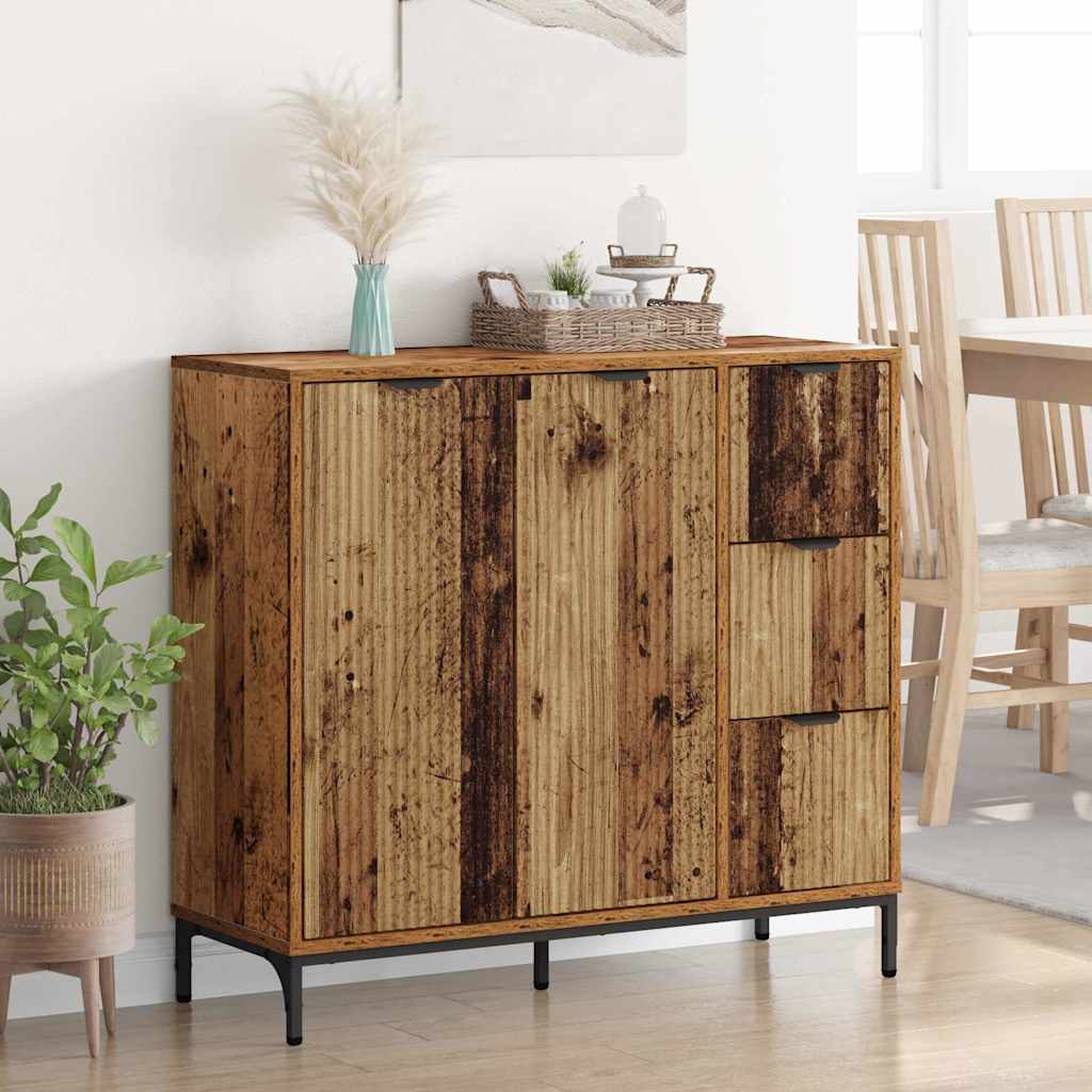 Credenza Legno vecchio 89.5 x 33 x 82 cm Legno multistrato 883462