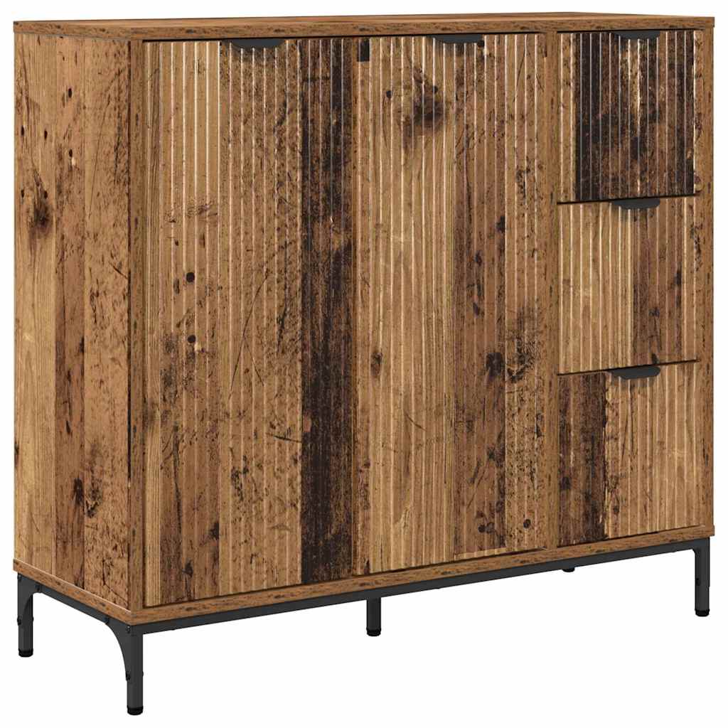 Credenza-Buffet-Armadio da cucina Legno vecchio 89.5 x 33 x 82 cm Legno multistrato