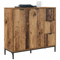 Credenza-Buffet-Armadio da cucina Legno vecchio 89.5 x 33 x 82 cm Legno multistrato
