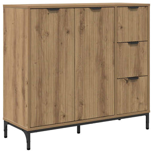 Credenza rovere artigianale 89.5 x 33 x 82 cm Legno multistrato 883463