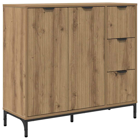 Credenza rovere artigianale 89.5 x 33 x 82 cm Legno multistrato 883463