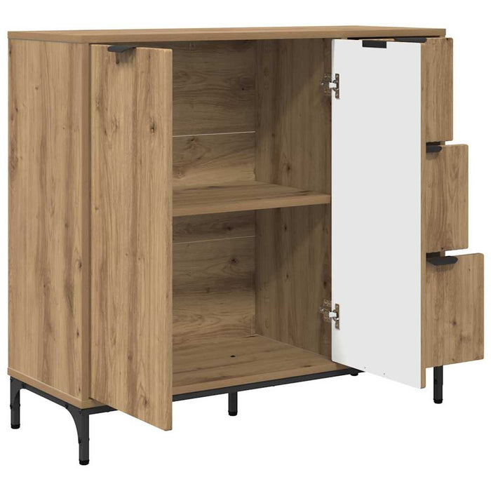 Credenza rovere artigianale 89.5 x 33 x 82 cm Legno multistrato 883463