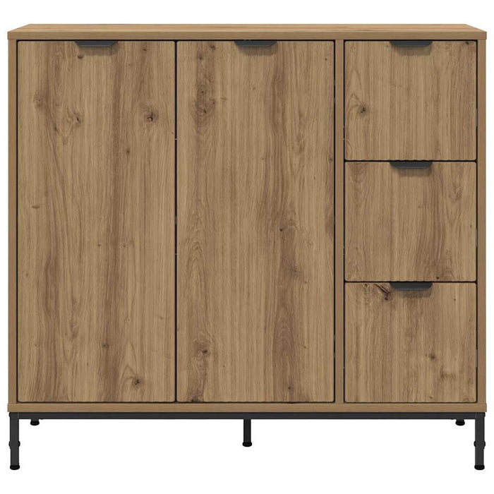 Credenza rovere artigianale 89.5 x 33 x 82 cm Legno multistrato 883463