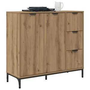 Credenza rovere artigianale 89.5 x 33 x 82 cm Legno multistrato 883463