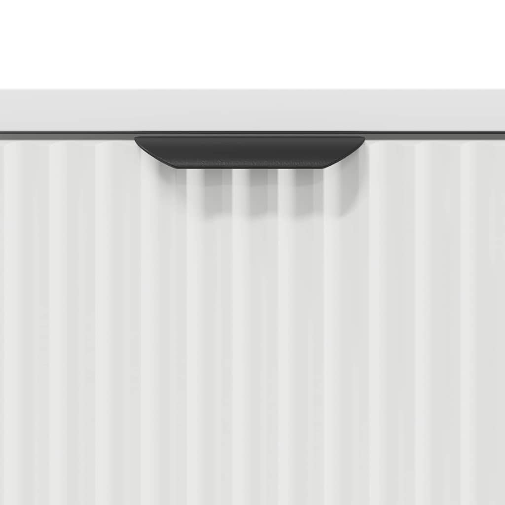 Comodino Bianco 63.5 x 36 x 61 cm Legno multistrato 883464