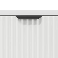 Comodino Bianco 63.5 x 36 x 61 cm Legno multistrato 883464