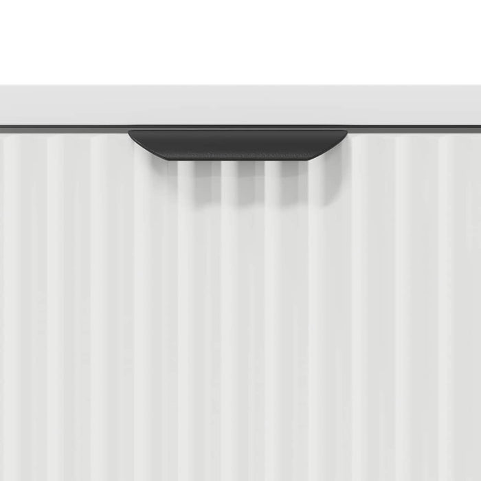 Comodino Bianco 63.5 x 36 x 61 cm Legno multistrato 883464