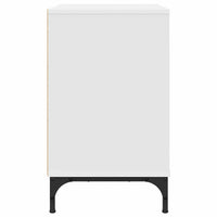 Comodino Bianco 63.5 x 36 x 61 cm Legno multistrato 883464