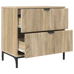 Comodino-Tavolino da notte rovere sonoma 63.5 x 36 x 61 cm Legno multistrato