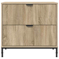 Comodino-Tavolino da notte rovere sonoma 63.5 x 36 x 61 cm Legno multistrato